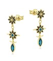 Hanging Flower Silver Stud Earring STS-7171
